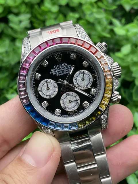 Rolex Cosmograph Daytona (116599RBOW – Rainbow, White Gold) Euro Grade - Thumbnail 2