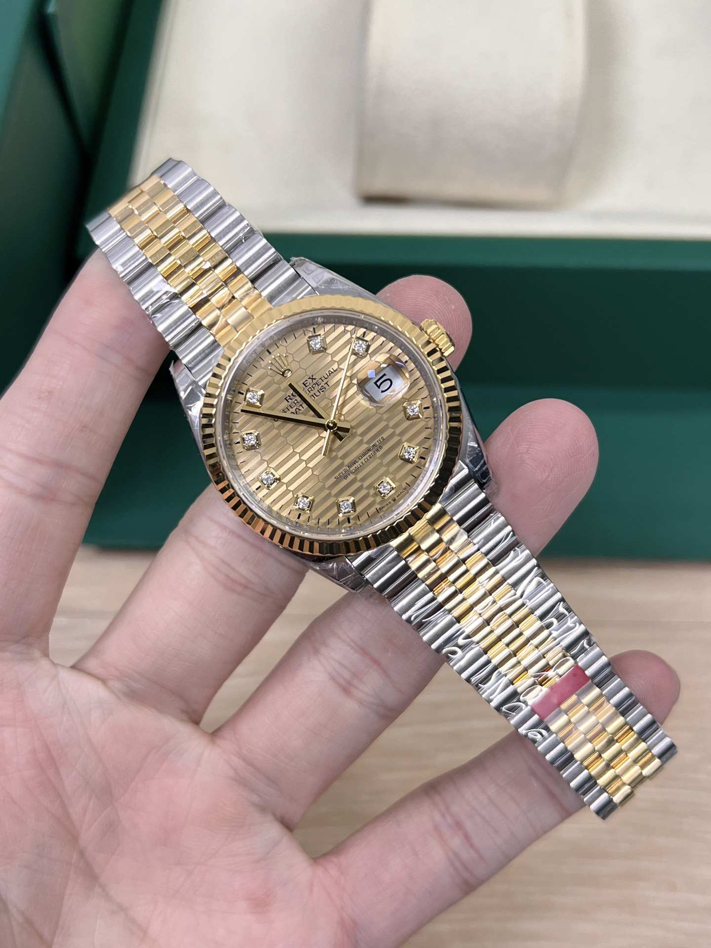 Rolex Datejust 36 (Two-Tone Gold and Diamond)