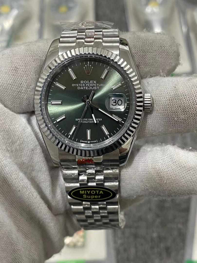 Rolex Datejust 41 (126334 – Green Dial, Fluted Bezel, Jubilee Bracelet) Master Grade
