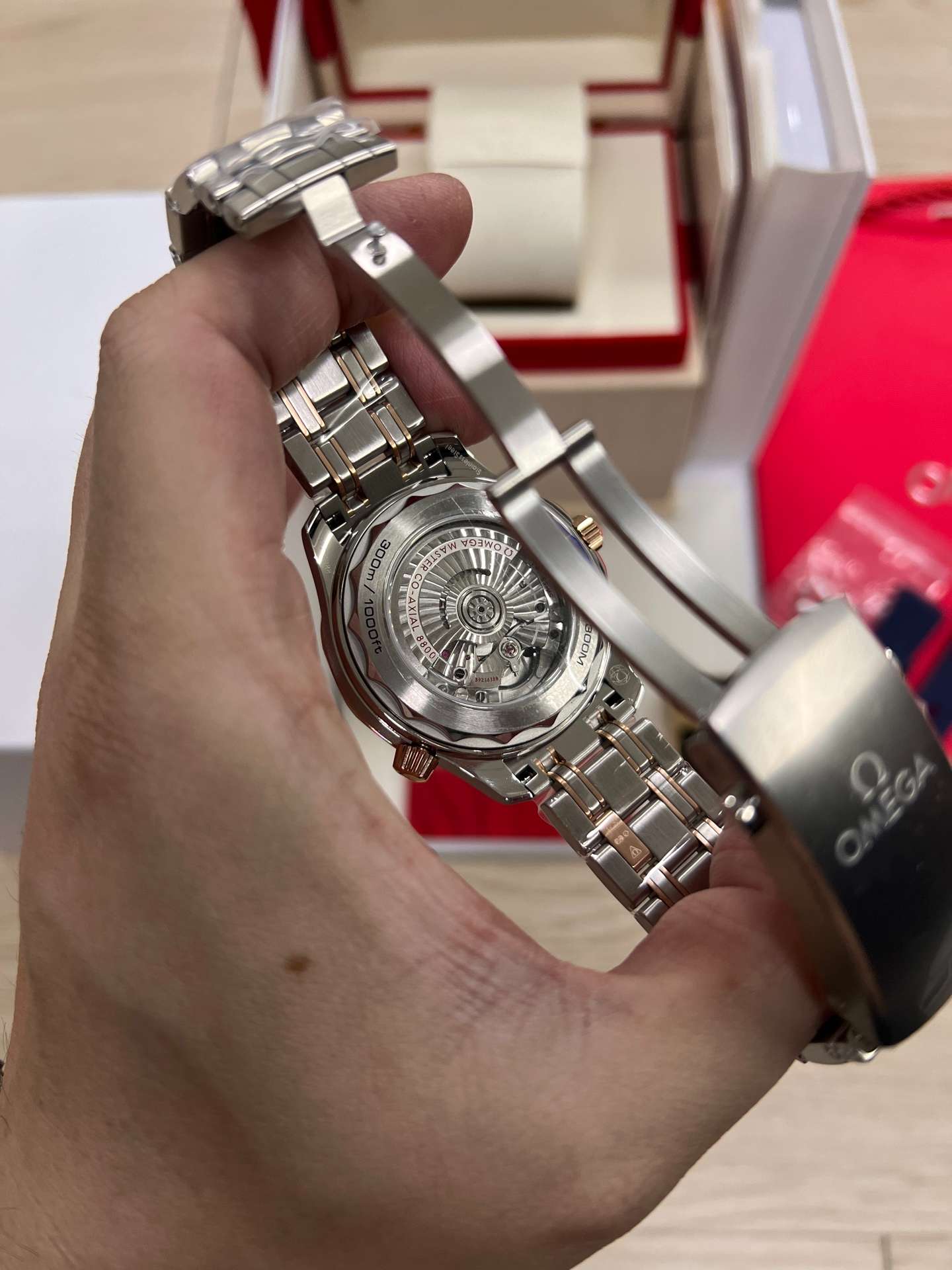 Omega Seamaster Diver 300M (210.20.42.20.03.002 – Blue Dial Two-Tone Configuration)   VS Factory - Thumbnail 5