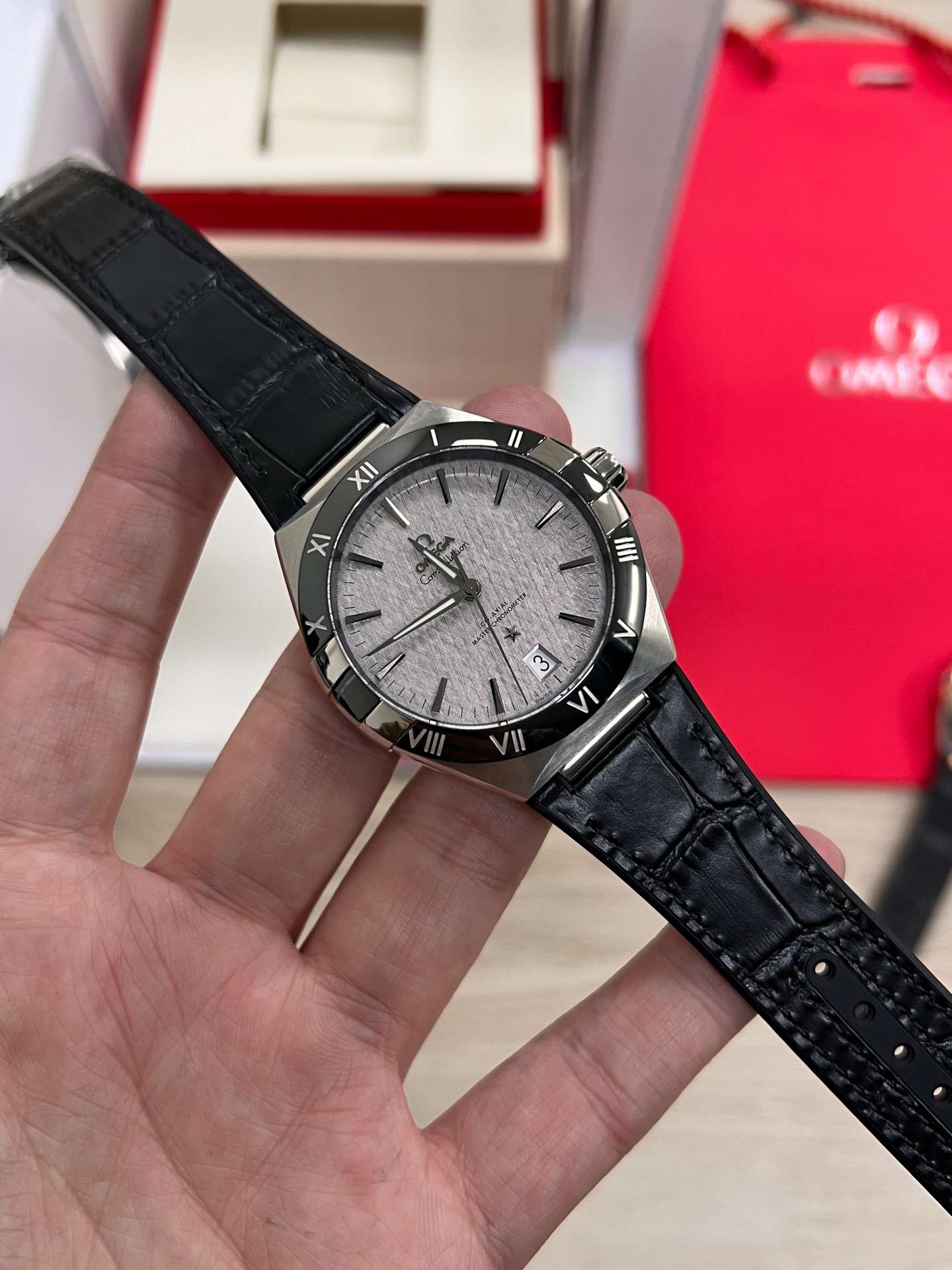 Omega Seamaster Aqua Terra 150M (131.33.41.21.06.001 – Grey Teak Rubber Strap Configuration) VS Factory - Thumbnail 3