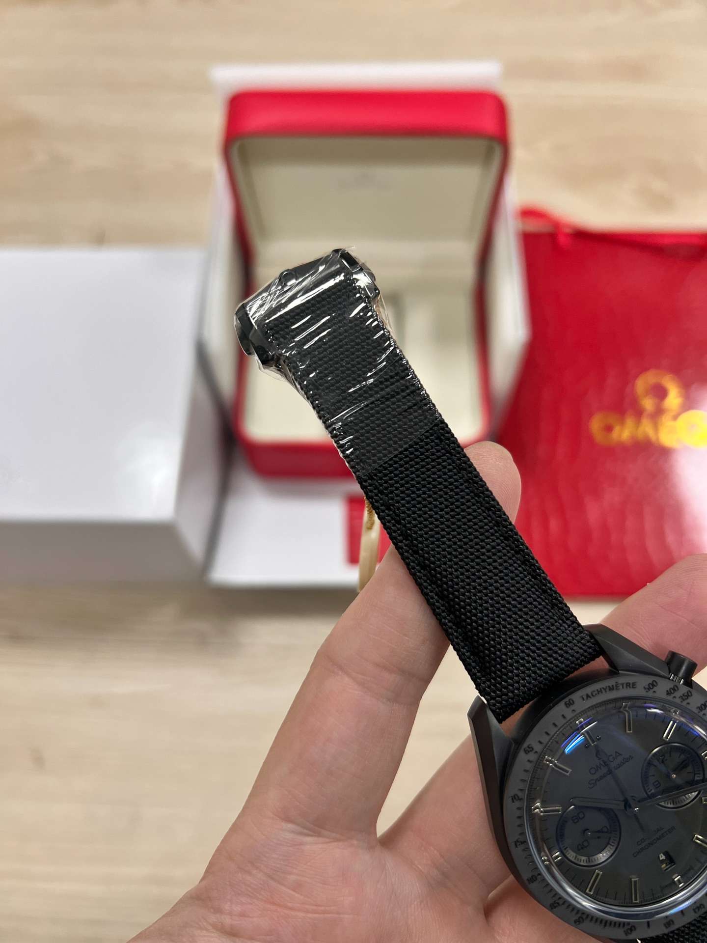 Omega Speedmaster Chronoscope Co-Axial Chronometer (Black DLC Edition – Dark Grey Dial Chronograph)  OEM Factory - Thumbnail 4