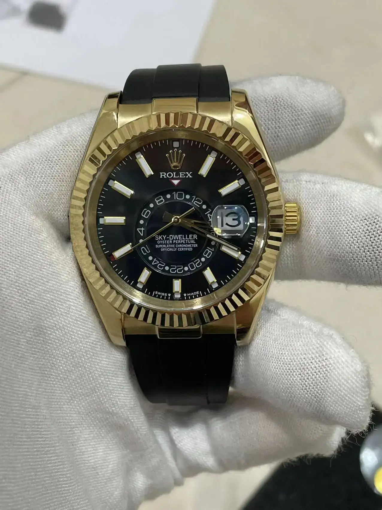 Rolex Sky-Dweller (326238 – Black Dial) U1 Factory