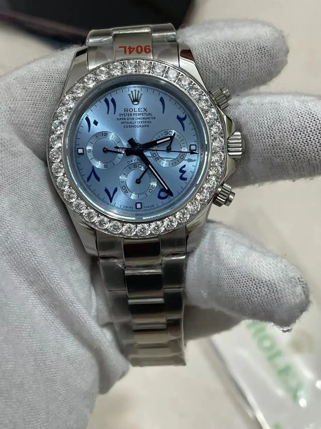 Rolex Cosmograph Daytona (116576TBR – Diamond Pavé Dial)  U1 Factory