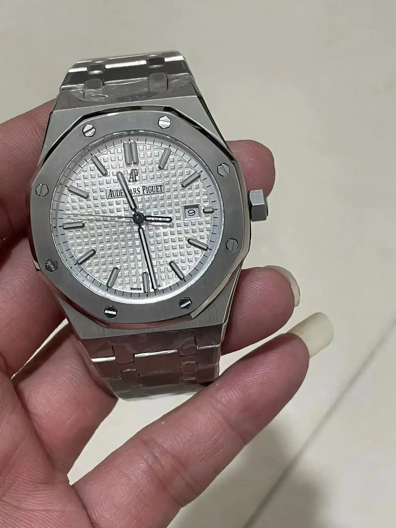 Audemars Piguet Royal Oak Selfwinding (15500ST – Silver Dial) u1 Factory